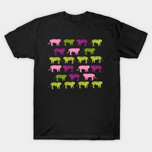 Pink Purple Tigers T-Shirt